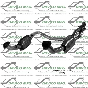 Davico Direct Fit Catalytic Converter and Pipe Assembly for Land Rover - 17075