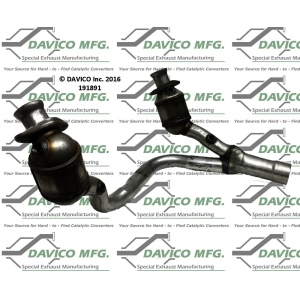 Davico Direct Fit Catalytic Converter and Pipe Assembly for Dodge - 191891