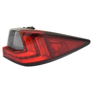 TYC Passenger Side Outer Replacement Tail Light for Lexus - 11-6881-00-9