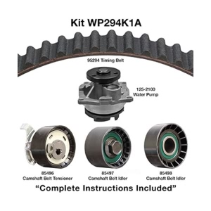 Dayco Timing Belt Kit With Water Pump for Mercury - WP294K1A