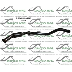 Davico Direct Fit Catalytic Converter and Pipe Assembly for 2009 Dodge Challenger - 19328