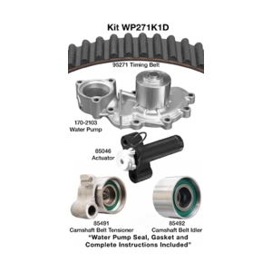 Dayco Timing Belt Kit With Water Pump for Toyota Tundra - WP271K1D