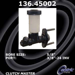 Centric Premium Clutch Master Cylinder for Mazda - 136.45002