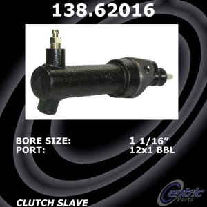 Centric Premium Clutch Slave Cylinder for Chevrolet - 138.62016