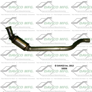 Davico Direct Fit Catalytic Converter and Pipe Assembly for Jaguar - 18356