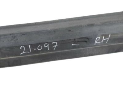 Acura 71800-STX-A00ZA Garnish Assembly, Passenger Side Sill (Bumper Dark Gray)