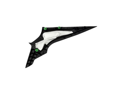 Acura 84181-TZ3-A02ZD Garnish Left, Rear (Premium Black)