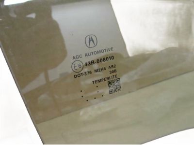 Acura 73400-TGV-A01 Glass, Right Rear Door