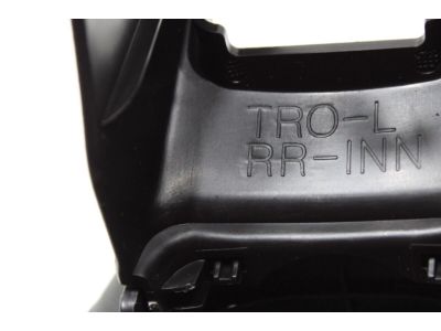 Acura 81506-TR0-A01ZH Cover, Left Front Seat Foot (Inner) (Premium Black) (Rear)