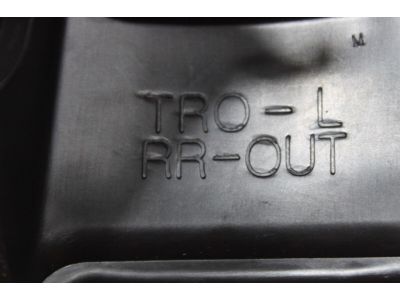 Acura 81506-TR0-A01ZH Cover, Left Front Seat Foot (Inner) (Premium Black) (Rear)