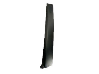 Acura 72430-TK4-A01ZA Garnish, Right Front Door Center Pillar (Black Gloss 80)