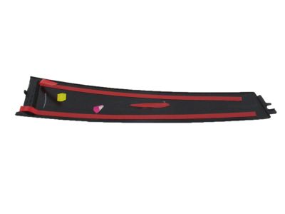 Acura 72430-TZ5-A11ZA Garnish, Passenger Side (Black Gloss 90)