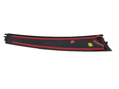Acura 72430-TZ5-A11ZA Garnish, Passenger Side (Black Gloss 90)