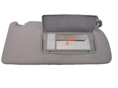 Acura 83230-SEC-A82ZB Sunvisor Assembly, Passenger Side (Clear Gray) (Mirror)