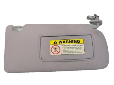 Acura 83230-SEC-A82ZB Sunvisor Assembly, Passenger Side (Clear Gray) (Mirror)