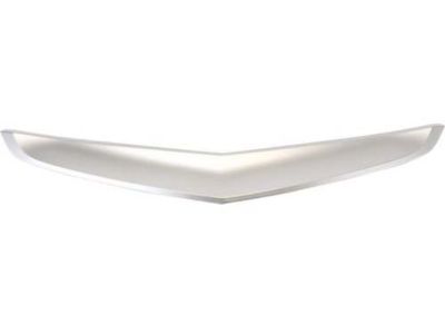 Acura 75530-TK4-A01ZB Garnish Assembly, Rear Bumper Center (Upper) (Satin Chromium Plating)