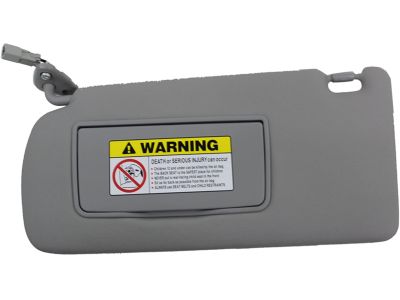 Acura 83280-SEC-A81ZB Sunvisor Assembly, Driver Side (Clear Gray) (Mirror)