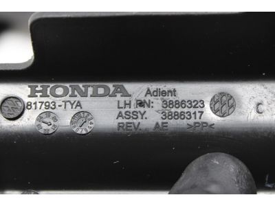 Acura 84265-TYA-A01ZA Garnish Left, Rear (Deep Black)