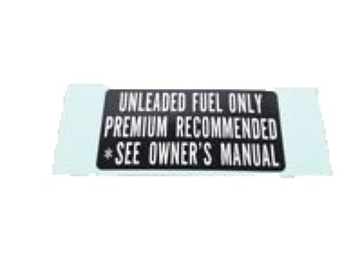 Honda 17669-TG7-A01 Label
