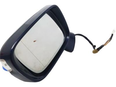Acura 76250-TX4-A11ZG Mirror Assembly, Driver Side Door (Fathom Blue Pearl) (R.C.) (Heated)