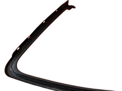 Acura 72482-SEP-A01ZA Garnish, Left Front Door Sash (Inner) (Black)