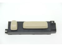 OEM 2012 Acura MDX Switch Assembly, Driver Side Power Seat (8Way) (Light Cream Ivory) - 81650-S3V-A01ZE