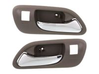 OEM Acura MDX Case, Left Front Inside Handle (Dark Saddle) - 72165-S0K-A02ZD