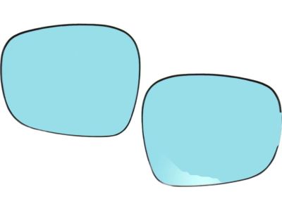 BMW 51-16-2-991-662 Mirror Glas, Convex, Right