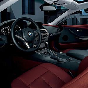 BMW 25-16-7-541-799 Leather Selector Lever with Titanium Inlay