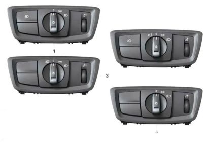 BMW 61-31-6-847-517 Headlight Switch