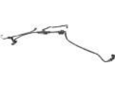 BMW 13-90-8-665-236 TANK EVAP LINE WITH PRESSURE