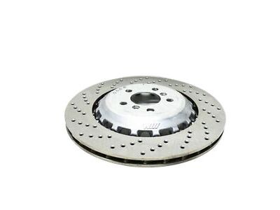 BMW 34-21-2-284-103 Brake Disc, Ventilated, Perforated, Left