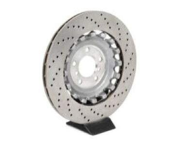 BMW 34-21-2-284-103 Brake Disc, Ventilated, Perforated, Left