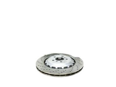 BMW 34-21-2-284-103 Brake Disc, Ventilated, Perforated, Left