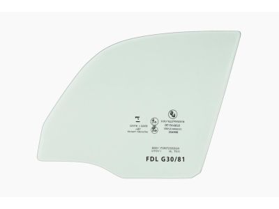 BMW 51-33-7-339-455 Side Window, Green, Door, Front Left