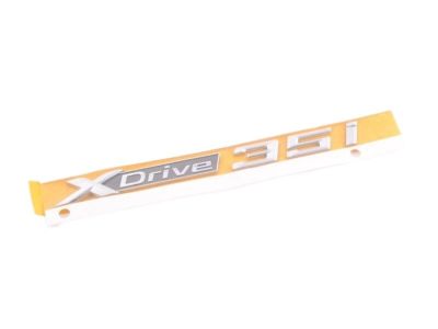 BMW 51-14-7-345-059 Lettering Badge Replacement - X5/xDrive 35i