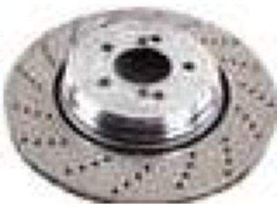 BMW 34-21-2-282-807 Brake Disc, Ventilated, Perforated, Left