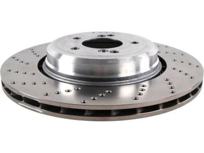 BMW 34-21-2-282-807 Brake Disc, Ventilated, Perforated, Left