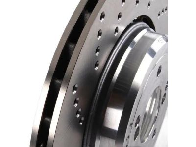 BMW 34-21-2-282-807 Brake Disc, Ventilated, Perforated, Left