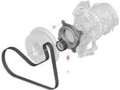 BMW 11-28-8-580-360 Mechanical Belt Tensioner