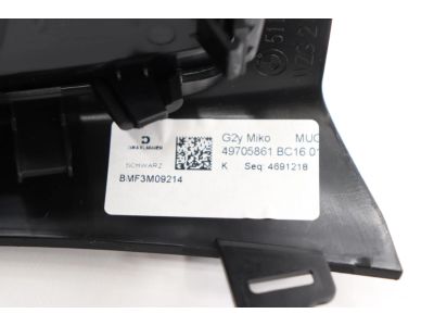 BMW 51-16-6-996-849 COVER CENTRE CONSOLE, REAR