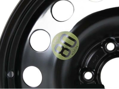 BMW 36-11-6-758-778 Compact Spare Wheel, Steel, Black