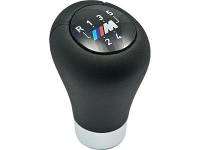 BMW 25-11-7-896-031 Gearshift Knob, Leather/M Plaque/5-Speed