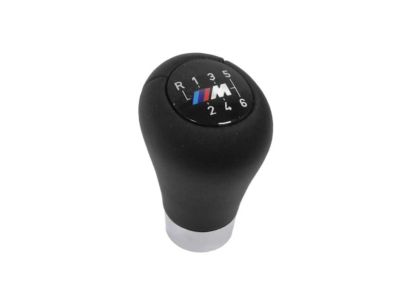 BMW 25-11-7-896-886 Gearshift Knob, Leather/M Plaque/6-Speed