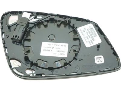 BMW 51-16-7-228-611 Mirror Glass, Heated, Plane, Left