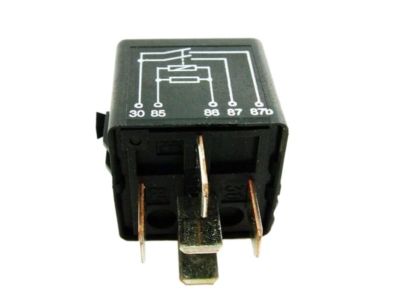 BMW 61-36-1-388-364 Relay, Two-Pole Make Contact, Black