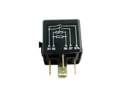 BMW 61-36-1-388-364 Relay, Two-Pole Make Contact, Black