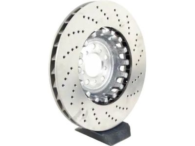 BMW 34-11-2-284-101 Brake Disc, Ventilated, Perforated, Left