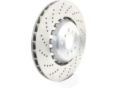 BMW 34-11-2-284-101 Brake Disc, Ventilated, Perforated, Left