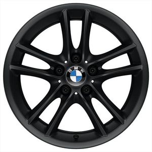 BMW 36-11-6-786-887 Double Spoke Style 182 in Black/Front